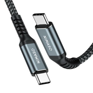 NIMASO USB-A  USB-C P[u ܂ȂP[u VRfލ̗p USB Type C P[u 2.0 iPhone15/iPhone15pro/iPhone15promax//iPhone15PlusΉ Pixel/X