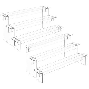 NUOLUX �f�B�X�v���C�X�^���h �A�N���� ���d ��� �A�N�����X�^���h �t�B�M���A�X�^���h 2�Z�b�g ����3�i �R���N�V�����P�[�X �f�B�X�v���C�� �v�����f�� �A�N�Z�T���[�W���p �ЂȒd ��