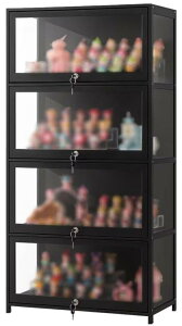 EastEamily �t�B�M���A�P�[�X �f�B�X�v���C�L���r�l�b�g 4�i ��70cm �����A�N�����h�A ���b�N�t�� ���h�o�݌v ��e�� �͌^ �t�B�M���A �f�B�X�v���C�P�[�X �R���N�V�������b�N ���r���O���[