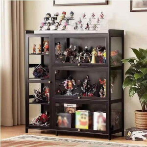 TUIYIDUO �V���[�P�[�X ���h�o�݌v �t�B�M���A �f�B�X�v���C�L���r�l�b�g �����A�N���� �f�B�X�v���C�P�[�X �R���N�V�������b�N ��e�� 100*33*112.1cm �͌^ �t�B�M���A ���� �t�H�g�A���o�� �R