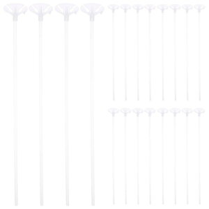 EXCEART �o���[���X�e�B�b�N 100�{�Z�b�g ���� 32cm �莝�����D�p �Œ�o�b�N���t�� ������ �p�[�e�B�[ �C�x���g ���� �y�� �g���� ���� ���[�֗� ��ʃZ�b�g �����O�g�p�� ���[�ȒP