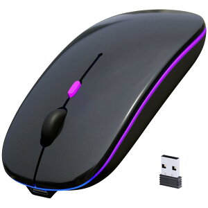 SaikoMausu(�T�C�R�}�E�X) ���C�����X�}�E�X �}�E�X Bluetooth 2.4GHz ���� �É� ���^ �}�E�X Type-C �[�d�� �ȃG�l���M�[ 3DPI���[�h 7�F���C�g�t�� �p�\�R�� PC ipad Mac/Windows/surfac