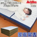 マットレス シングル 高反発マットレス シングルマットレス 3つ折り 10cm 折りたたみ アキレス マット 硬いマットレス 三つ折りマットレス ベッド 高反発 三つ折り 190N ベッドマットレス 硬め 送料無料