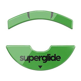 SUPERGLIDE マウスソール FOR RAZER VIPER 8K / VIPER マウスフィート [ 強化ガラス素材 ラウンドエッヂ加工 高耐久 超低摩擦 SUPER SMOOTH ] - GREEN