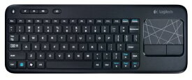 LOGITECH WIRELESS TOUCH KEYBOARD K400 WITH BUILT-IN MULTI-TOUCH TOUCHPAD BLACK 並行輸入