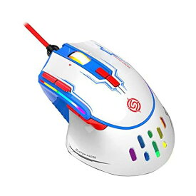 ゲームマウス9ボタン 200~6400DPI 高精度 USB有線 遅延なし 呼吸RGB マウス ハニカムシェル採用 放熱が速く 汗蒸発防止 ゲーミングマウス おしゃれ 7色LEDライト付き 肌触り良い 両利き使用対応 静音 手首の痛みを予防