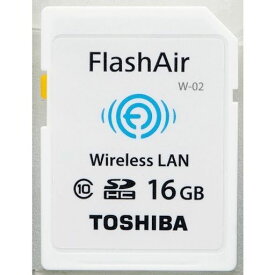 東芝 SDHCメモリーカード(FLASHAIR) 16GB SD-WC016G