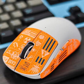SIKAI マウス用 カラー アンチスリップテープ FOR LOGICOOL G PRO X SUPERLIGHT ワイヤレス LOGITECH G PRO X マウス用 グリップテープ GPW 第二世代 GPXS マウス ゲーミングマウス 用 滑り止め