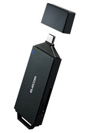 エレコム メモリカードリーダー USB TYPE-C 直挿しタイプ SD＋MICROSD UHS-II規格対応 USB 5GBPS ブラック MR3C-D206BK/EC