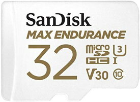 SANDISK 32GB MAX ENDURANCE MICROSDHC CARD WITH ADAPTER FOR HOME SECURITY CAMERAS AND DASH CAMS - C10, U3, V30, 4K UHD, MICRO SD