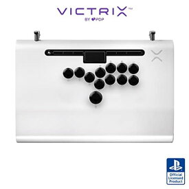 VICTRIX レバーレス アケコン VICTRIX BY PDP PRO FS-12 ARCADE FIGHT STICK FOR PLAYSTATION 5 - WHITE
