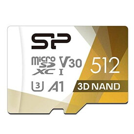 SP SILICON POWER シリコンパワー MICROSD カード 512GB【NINTENDO SWITCH 動作確認済】 4K対応 CLASS10 UHS-1 U3 最大読込100MB/S 3D NAND SP512GBSTXDU3V20AB