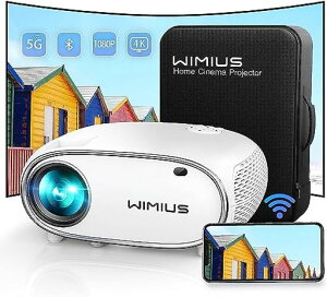 WiMiUS P62 最新 LCD 液晶 WIFI6 プロジェクター