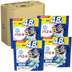 [ケース販売] アリエール 洗濯洗剤 ジェルボール4D 詰め替え 53個×4袋