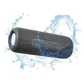 CROWD AUDIO ウォータープルーフ スピーカー SP-06 | IPX7 防水 パッシブラジエーター BLUETOOTH5.0 24時間連続再生 ハンズフリー ワイヤレス 有線でも使用可能 お風呂 プール USB 充電 2200MAH