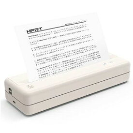 HPRT MT810 A4モバイルプリンター サーマル モノクロ ポータブル プリンタ 小型 ミニ コンパクト ビジネス ホーム アウトドア 出張 感熱紙付き (ベージュ)