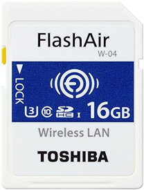 TOSHIBA(東芝) FLASHAIR W-04 16 ギガバイト SDHCクラス10 メモリーカード