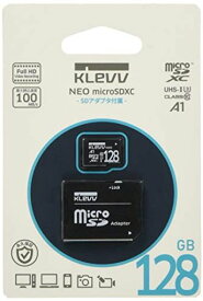 KLEVV MICROSDXC 128GB UHS-I U3 CLASS10 V10 A1 最大読込:100MB/S 最大書込:56MB/S K128GUSD3U3-NJ