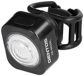GENTOS(ジェントス) LED バイクライト USB充電式 【明るさ100ルーメン/実用点灯3時間/防滴】 専用充電池使用 XBシリーズ XB-M02RL