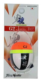 TEAM 釣武者 ウキ 鬼魂 G2 オレンジ/ホワイト.