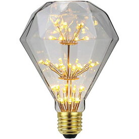 TIANFANエジソン電球花火LED電球AC100V装飾電球ダイヤモンドテーブルランプ電球シーリングライト電球ナイト電球
