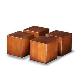 朝日木材加工 ADK SOLID SERIES オーディオベース ブロック(4個入) ブラウン SD-BA2N
