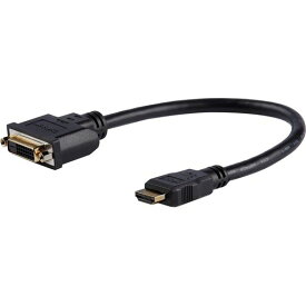 STARTECH.COM HDMI-DVI-D変換ケーブルアダプタ 20CM HDMI(19ピン) オス-DVI-D(25ピン) メス HDDVIMF8IN