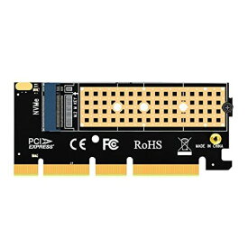 GLOTRENDS M.2 PCIE NVME 4.0/3.0 変換アダプター、M.2用 PCI-EXPRESS 4.0/3.0 X4変換ボード、M.2 スロット、M.2 PCIE SSD(NVMEとAHCI)、PCI-EXPRESS X4