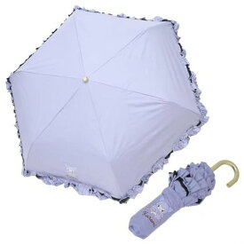 ジェイズプランニング 晴雨兼用折畳傘フリルタイプクロミリボン 50CM 98093