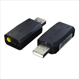 変換名人 3.5MMステレオミニ接続マイク&ヘッドホン → USB変換アダプタ 5.1CHバーチャルサラウンド対応 USB-SHS