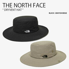 THE NORTH FACE ノースフェイス バケットハット DRYVENT HAT ドライベント ハット 帽子 バケハ サファリハット つば広 防水 あごひも付き ブラック ベージュ メンズ レディース 男性用 女性用 男女共用 NE3HN52A/B【中古】未使用品