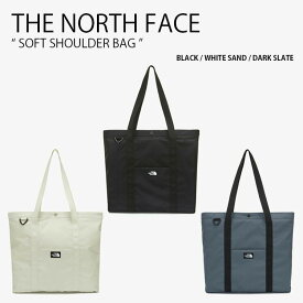 THE NORTH FACE ノースフェイス トートバッグ SOFT SHOULDER BAG ソフト ショルダー バッグ エコバッグ ショルダーバッグ ショッピングバッグ ロゴ ブラック ホワイト ベージュ グレー WHITELABEL NN2PN55J/K/L【中古】未使用品