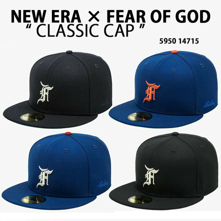 楽天市場】NEW ERA ニューエラ FEAR OF GOD コラボ キャップ CLASSIC 