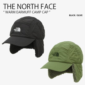 THE NORTH FACE ノースフェイス キャップ WARM EARMUFF CAMP CAP ウォーム イヤーマフ キャンプ キャップ イヤーマフラー 耳あて 帽子 ボア ロゴ カジュアル ストリート 野外活動 防寒 ブラック カーキ メンズ レディース 男性用 女性用 NE3CP59A/B【中古】未使用品