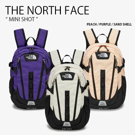 THE NORTH FACE ノースフェイス リュック MINI SHOT ミニ ショット バックパック バッグ リュックサック デイパック A4収納 通勤 通学 ロゴ カジュアル ストリート ピンク パープル アイボリー メンズ レディース 男性用 女性用 NM2DQ03B/C/E【中古】未使用品