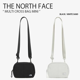 THE NORTH FACE ノースフェイス ショルダーバッグ MULTI CROSS BAG MINI マルチ クロス バッグ ミニ 肩掛け 斜め掛け ミニバッグ ロゴ カジュアル ストリート ブラック アイボリー メンズ レディース 男性用 女性用 男女共用 NN2PQ08A/B【中古】未使用品