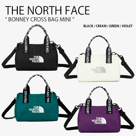 THE NORTH FACE ノースフェイス ショルダーバッグ BONNEY CROSS BAG MINI ボニー クロス バッグ クロスバッグ トートバッグ ミニバッグ ポーチ ロゴ WHITELABEL ブラック アイボリー グリーン パープル メンズ レディース 男性用 女性用 NN2PQ11J/K/L/M【中古】未使用品