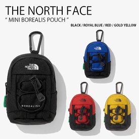 THE NORTH FACE ノースフェイス ミニポーチ MINI BOREALIS POUCH ミニ ボレアリス ポーチ ミニリュック 小物入れ イヤホンケース カラビナ付き ブラック ブルー レッド イエロー メンズ レディース 男性用 女性用 男女共用 NN2PQ23A/B/C/D【中古】未使用品