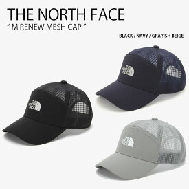 THE NORTH FACE ノースフェイス 帽子 M RENEW MESH CAP メンズ リニュー メッシュ キャップ ベースボールキャップ アウトドア ロゴ ストリート メンズ レディース 男性用 女性用 NE3CN07A/B/C【中古】未使用品