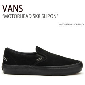 VANS バンズ スニーカー MOTORHEAD SK8 SLIPON MOTORHEAD BLACK BLACK VN0005V6BKA スリッポン ブラック メンズ レディース 男性用 女性用 男女兼用【中古】未使用品