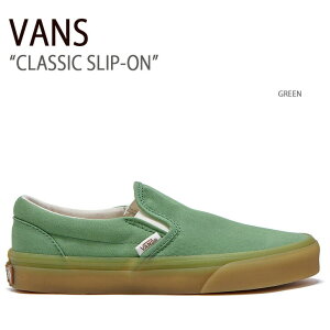 VANS oY Xj[J[ CLASSIC SLIP-ON GREEN VN0A5JMHBEJ NVbN Xb| O[ Y fB[X jp p jp