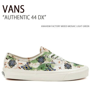 VANS oY Xj[J[ AUTHENTIC 44 DX ANAHEIM FACTORY MIXED MOSAIC LIGHT GREEN I[ZeBbN @Y V[Y Y fB[X VN0A7Q5CBHF