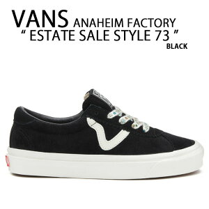 VANS oY Xj[J[ ANAHEIM FACTORY ESTATE SALE STYLE 73 DX VN0A5KXFBLK1 AinCt@Ng[ GXe[gZ[ X^C 73 Xj[J[ V[Y BLACK ubN Y fB[X jp p j
