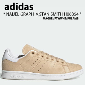 adidas Originals アディダス オリジナルス スニーカーSTAN SMITH NAIJEL GRAPH スタンスミス ナイジェルグラフ H06354 Beige White ベージュ ホワイト メンズ レディース 男女共用 男性用 女性用【中古】未使用品