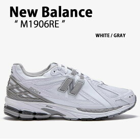 New Balance ニューバランス スニーカー M1906RE NEWBALANCE M1906 WHITE GRAY シューズ レトロデザイン ダッドシューズ ホワイト グレー メンズ レディース【中古】未使用品