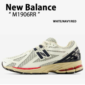 New Balance ニューバランス スニーカー M1906 M1906RR WHITE NAVY RED シューズ メッシュ ホワイト ネイビー レッド ランニングシューズ メンズ レディース【中古】未使用品