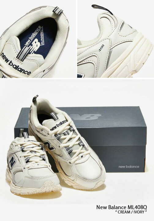 楽天市場】New Balance ニューバランス スニーカー 408 ML408Q CREAM 