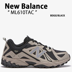 New Balance ニューバランス スニーカー 610 ML610TAC BEIGE BLACK ベージュ ブラック シューズ メンズ レディース【中古】未使用品