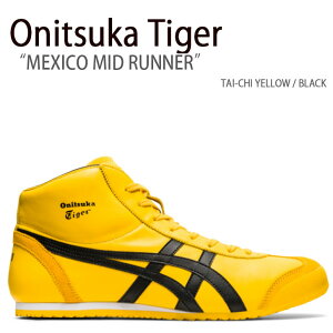 Onitsuka Tiger IjcJ^CK[ Xj[J[ MEXICO MID RUNNER YELLOW BLACK LVR ~bh i[ Y fB[X jp p 1183B577.750