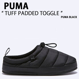 PUMA プーマ ミュール TUFF PADDED TOGGLE BLACK 39283201 タフ パデット トグル スリッポン シューズ サンダル スリッパ 上履き 外履き 会社用 学校用 メンズ レディース 男性用 女性用【中古】未使用品